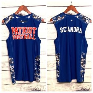 Patriot Football Sciandra Athletic Dry Fit Jersey Tank Top